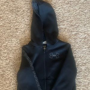 Under Armor boys youth XS zippered hoodie